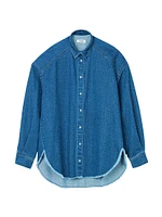 Denim Shirt with Rhinestones