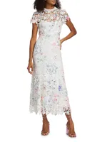 Jasmine Lace Midi-Dress