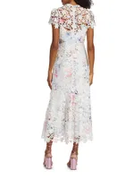 Jasmine Lace Midi-Dress