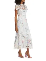 Jasmine Lace Midi-Dress