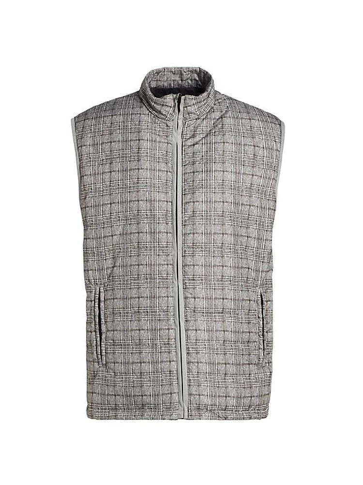 COLLECTION Plaid Quilted Vest