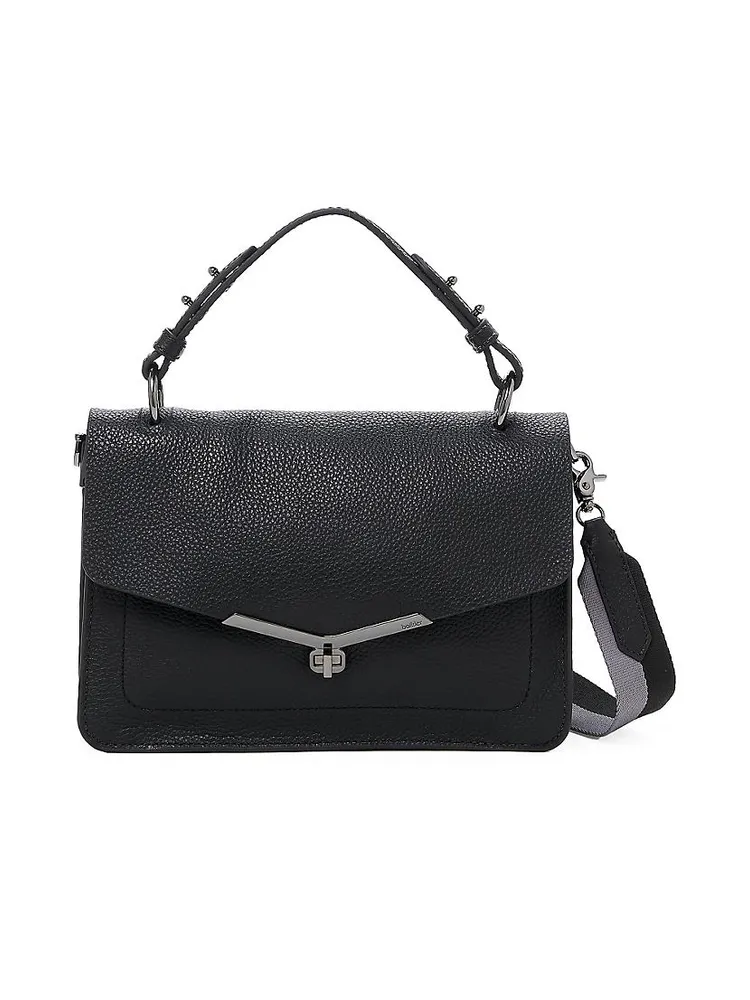 Valentina Leather Flap Satchel