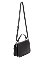 Valentina Leather Flap Satchel