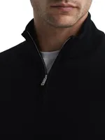 Quarter-Zip Wool Sweater