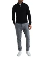 Quarter-Zip Wool Sweater