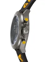 Urban Chrono IP Gunmetal & Silicone Strap Watch