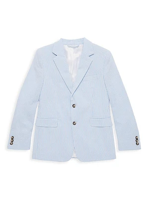 Boy's Seersucker Blazer