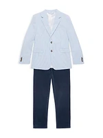 Boy's Seersucker Blazer