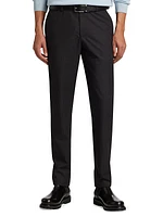 Slim-Fit Pinstriped Trousers