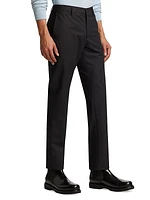 Slim-Fit Pinstriped Trousers