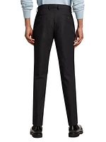 Slim-Fit Pinstriped Trousers