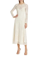 Devi Lace Midi-Dress