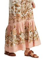 Chintz Tiered Maxi Skirt