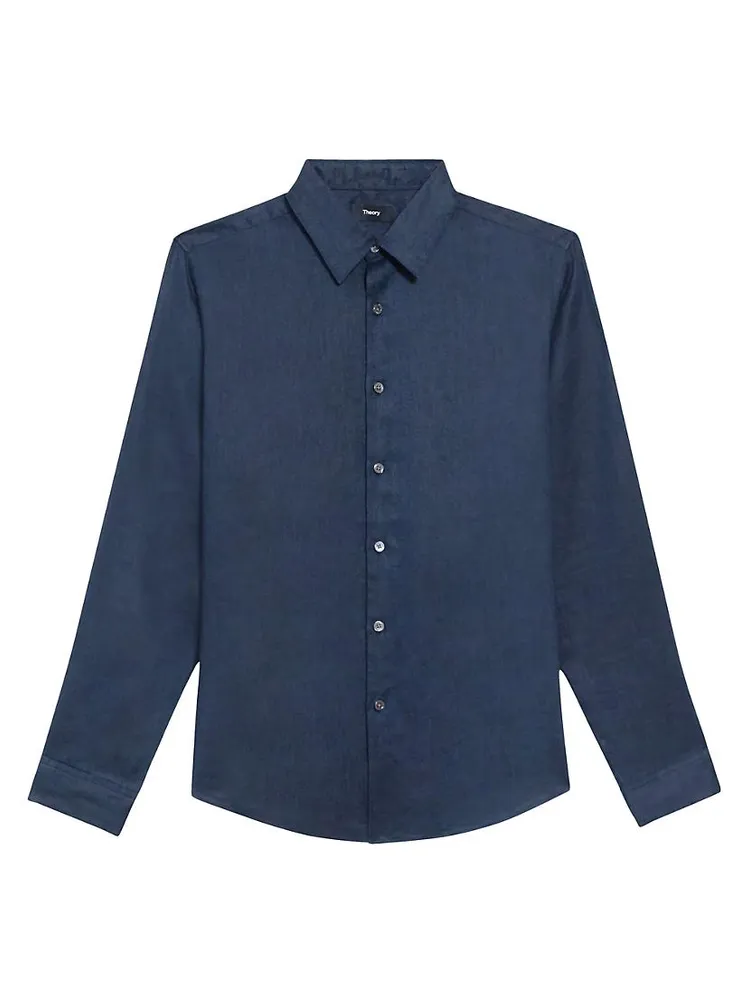 Irving Long-Sleeve Linen Shirt