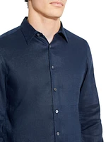 Irving Long-Sleeve Linen Shirt