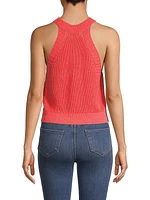 Linen Halterneck Tank Top