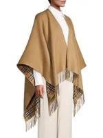 Reversible Wool Cape