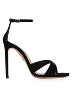 Divine 105MM Suede Sandals