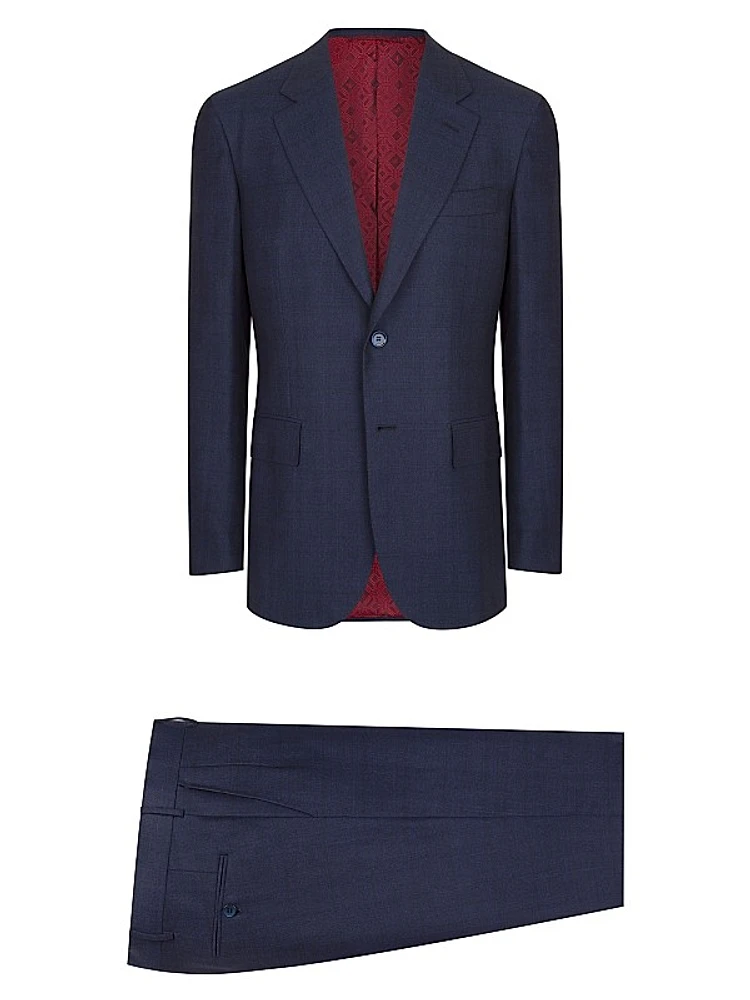Woven Suit 2 Buttons