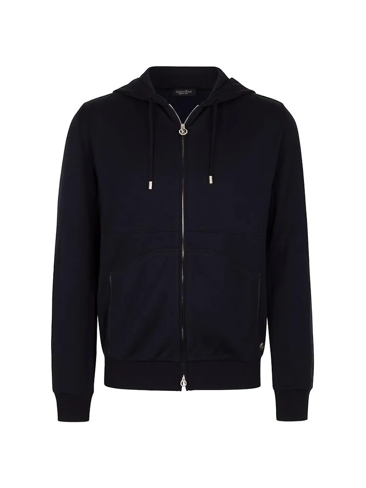 Hooded Zip Jogging Sweater