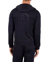 Hooded Zip Jogging Sweater