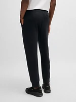 Stretch-Cotton Tracksuit Bottoms with Logo Print