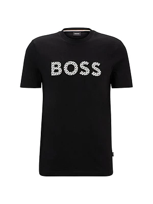 Cotton-Jersey T-Shirt with Logo Detail