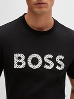 Cotton-Jersey T-Shirt with Logo Detail