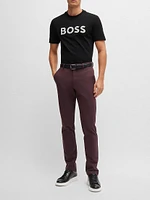 Cotton-Jersey T-Shirt with Logo Detail