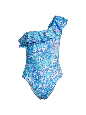 Caelum Ruffle One-Piece Swimsuit