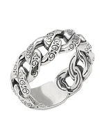 Laconia Sterling Silver Chain Band Ring