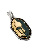 Laconia 18K Gold, Sterling Silver & Bloodstone Pendant Necklace
