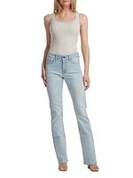 Mid-Rise Boot-Cut Jeans