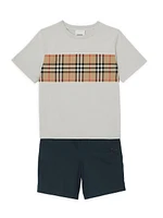 Little Boy's & Twill Chino Shorts