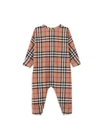 Baby's 2-Piece Check Print Gift Set