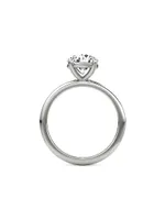 VRAI x Saks Platinum & TCW Lab-Grown Diamond Solitaire Engagement Ring