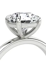 VRAI x Saks Platinum & TCW Lab-Grown Diamond Solitaire Engagement Ring