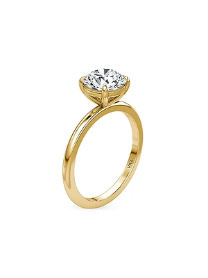 VRAI x Saks 18K Yellow Gold & Lab-Grown Diamond Solitaire Engagement Ring/1.00-2.00 TCW