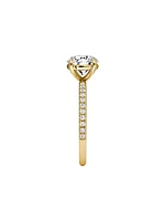 VRAI x Saks 18K Yellow Gold & TCW Lab-Grown Diamond Engagement Ring