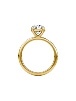 VRAI x Saks 18K Yellow Gold & TCW Lab-Grown Diamond Solitaire Engagement Ring