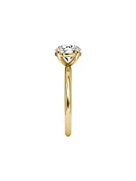 VRAI x Saks 18K Yellow Gold & TCW Lab-Grown Diamond Solitaire Engagement Ring