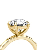 VRAI x Saks 18K Yellow Gold & TCW Lab-Grown Diamond Solitaire Engagement Ring