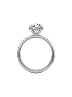 VRAI x Saks Platinum & TCW Lab-Grown Diamond Solitaire Engagement Ring