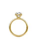 VRAI x Saks 18K Yellow Gold & TCW Lab-Grown Diamond Solitaire Engagement Ring