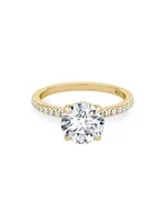 VRAI x Saks 18K Yellow Gold & TCW Lab-Grown Diamond Solitaire Engagement Ring