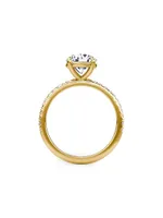 VRAI x Saks 18K Yellow Gold & TCW Lab-Grown Diamond Solitaire Engagement Ring