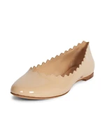 Lauren Leather Ballerina Flats