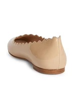 Lauren Leather Ballerina Flats