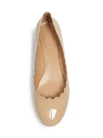 Lauren Leather Ballerina Flats