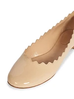 Lauren Leather Ballerina Flats